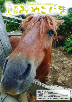 広報みやこじま最新号表紙