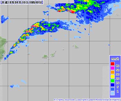 気象レーダーで雨雲をチェ ック くらしの情報 宮古島市