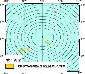 推計震度分布図